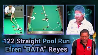 EFREN REYES Runs 122 balls straight. NO MISS, NO MISTAKE, JUST MASTERY.