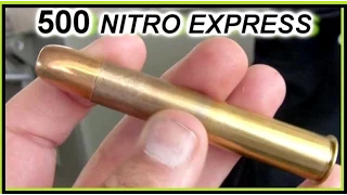 500 Nitro Express ELEPHANT GUN  in slowmo