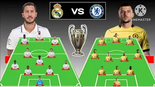 Head To Head Line Up Real Madrid vs Chelsea 4-3-3 vs 3-4-3 Formations UCL 2022/2023 ~ Squad Update