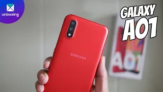 Samsung Galaxy A01 | Unboxing en español