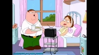 Гриффины. Мег болеет свинкой, Питер принес суп и кинул в лицо. 7 сезон 11 серия / Family Guy Show