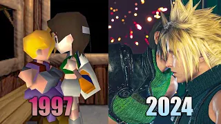 Final Fantasy 7 Rebirth vs Original【Gondola Date Scenes Comparison】4K60ᶠᵖˢ