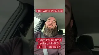 Real world Toyota Prius Prime MPG test. 1000+ miles. Driving a Prius Hard honest MPG