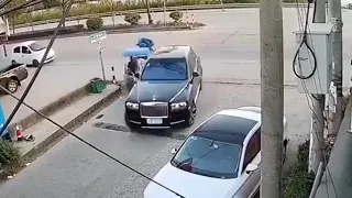 Rolls Royce Cullinan Crash