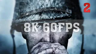 Call of Duty WW2 8K PC Gameplay [8K 60FPS] No. 2 | CoD World War 2 | RTX Titan SLI | ThirtyIR