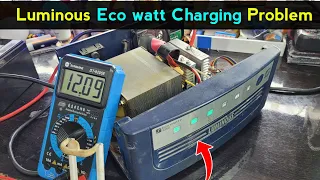 Luminous eco watt inverter battery not charging | Luminous eco watt+ 1050 charging light blinking