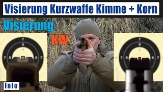 KW Visierung Kimme und Korn deutsch IPSC Präzision