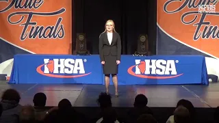 2019 IHSA IE - Original Oratory  (public)