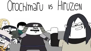 OROCHIMARU vs HIRUZEN (ANIMAÇÃO)