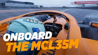 Daniel Ricciardo's McLaren MCL35M debut