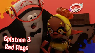 Splatoon 3 Deep Cut Red Flags Animation (Blender Animation)