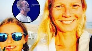 Gwyneth Paltrow's Daughter Apple Channels Dad Chris Martin With Adorable Guitar Performance!