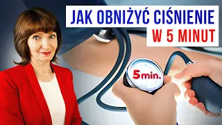 🚩Jak OBNIŻYĆ CIŚNIENIE w 5 min BEZ LEKÓW. Dwa proste i skuteczne sposoby na nadciśnienie tętnicze.