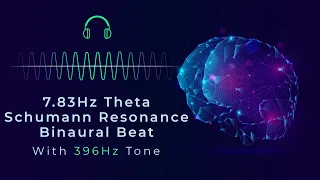 7.83Hz Schumann Resonance & 396Hz Solfeggio: Earth's Natural Brainwave for Healing | Binaural ASMR