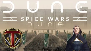 ATREIDES! Dune Spice Wars PVP Match - Atreides, Corrino, Ecaz & Harkonnen