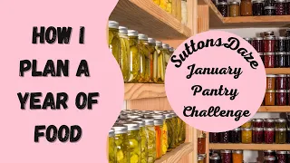 How I Plan A Year of Food - January Pantry Challenge