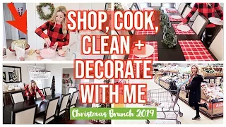 NEW SHOP, COOK, CLEAN + DECORATE WITH ME!  CHRISTMAS BRUNCH 2019 W/ ALDI | HOMEMAKING WITH BRI