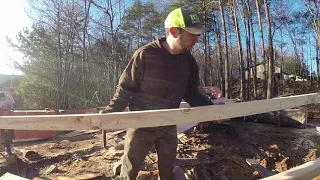 SAWING WHITE PINE LOGS WITH THE WOODMIZER SAWMILL!