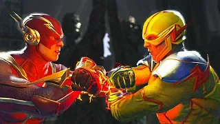 Injustice 2 - The Flash vs Reverse Flash - All Intro Dialogue, Super Moves And Clash Quotes