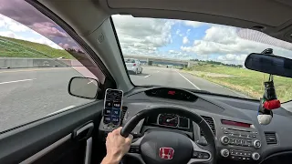 {250hp} 2008 Honda Civic Si CRAZY {POV}