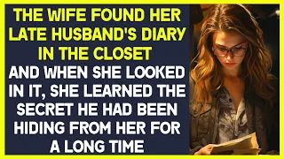 Wife found her late husband's hidden diary, and she was shocked when she learned his secret