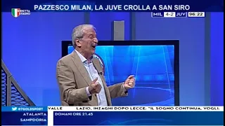 Milan Juve 4 - 2 con Tiziano Crudeli