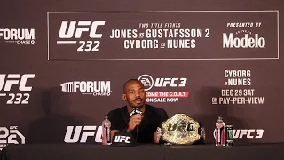 UFC 232: Jon Jones Post-Fight Presser 12/29