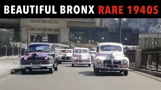 Amazing New York City Bronx 1940s Driving Scenes [60fps 4k]