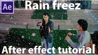 Now you see me Rain freeze tutorial after effect 3d Rain