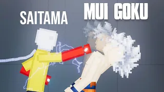 Saitama vs MUI Goku [Rematch] People Playground