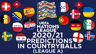 LEAGUE A | UEFA Nations League 2020/21 Predictions In Countryballs