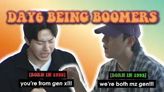 DAY6 trying to keep up with gen z (as boomers)