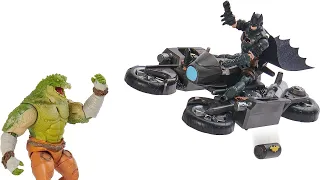 New spinmaster Batman vs killer croc with batcycle revealed