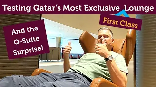 Testing Qatar's Most Exclusive Lounge followed by a Q-Suite Surprise!