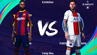 PES 2021 | Barcelona vs PSG | Full Match Goals HD | Fati, Depay, Aguero ft. Messi, Neymar, Mbappe