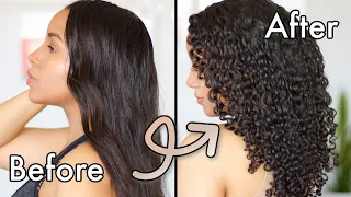 Straight to Curly Hair: How to Get Your Curls Back | NO HEAT DAMAGE