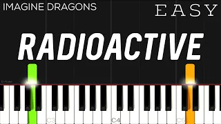 Imagine Dragons - Radioactive | EASY Piano Tutorial