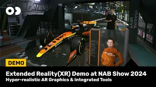 Extended Reality (XR) Production Demo at NAB Show | Hyper-Realistic AR Graphics & Integrated Tools