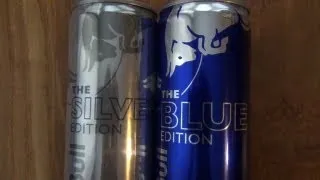 Red Bull Blue and Silver Editions