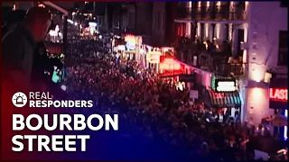 Crowd Trouble Down Bourbon Street | Cops | Real Responders