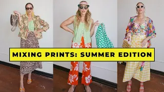 HOW TO MIX PRINTS/ MIXING PRINTS/ SUMMER OUTFITS 2021