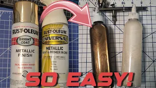 Can't afford airbrush paints? Try this AMAZING HACK! (How to use spray paints for airbrushing)