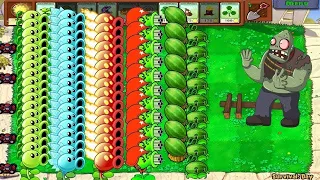 Peashooter,Gatling Pea,Snow Pea,Winter Melon Vs Dr.Zomboss 💥- Plants Vs Zombies Battlez