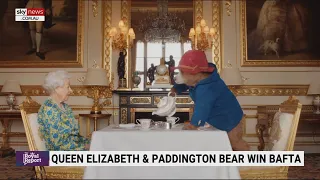 ‘Really fitting tribute’: Queen Elizabeth and Paddington Bear wins BAFTA award