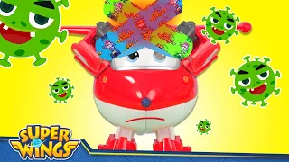 Superwings Rescue Story | Super wings Toy Compilation | police car | Fire truck | Superwings Toy