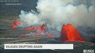 Hawaii's Kilauea volcano is erupting, second largest volcano in state