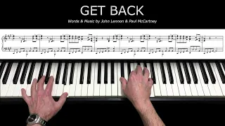 Get Back (The Beatles) - Piano Cover with Sheet Music