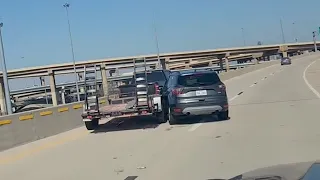 VIDEO: Two cars involved in road rage on Dallas highway