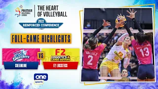 F2 Logistics vs. Creamline highlights | 2022 PVL Reinforced Conference - Nov. 8, 2022