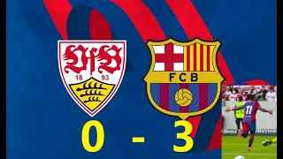 Stuttgart 0 - 3 Barcelona - Preseason Match review | Second Memphis's goal ⚽⚽  😱